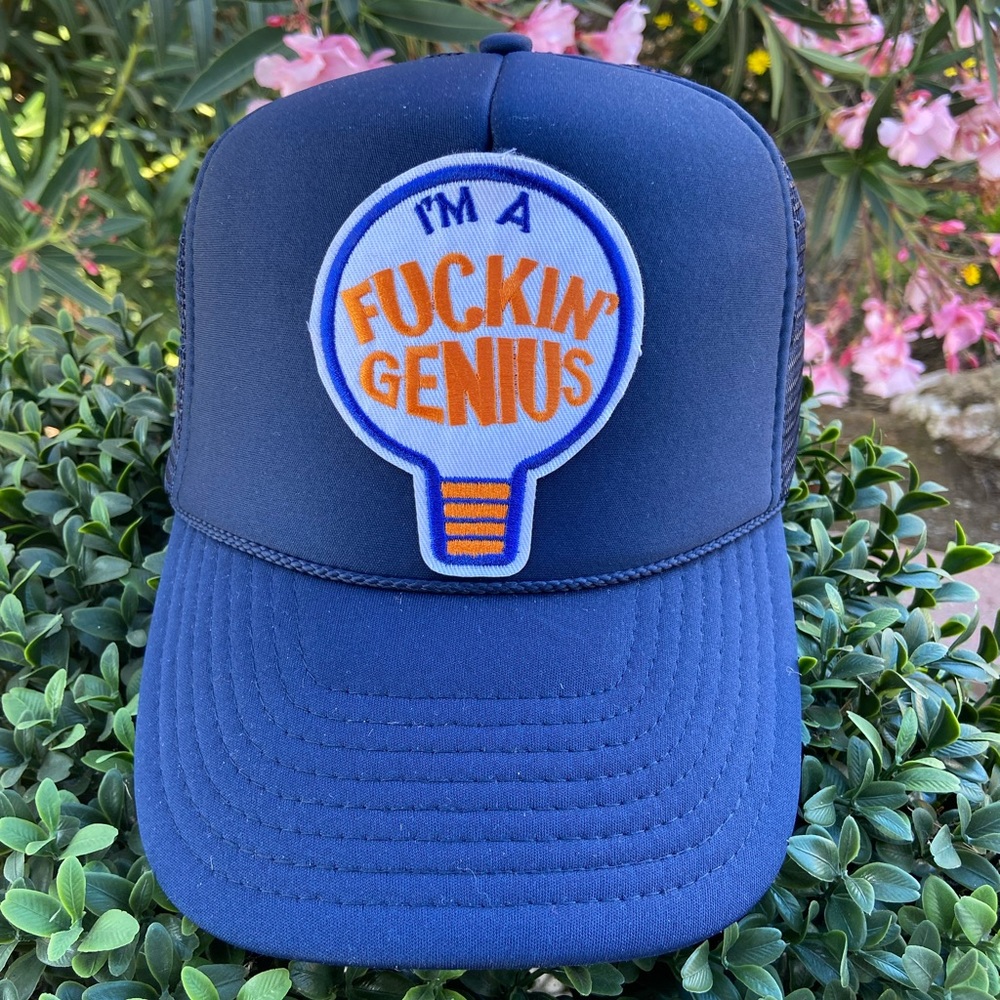 Genius trucker hat